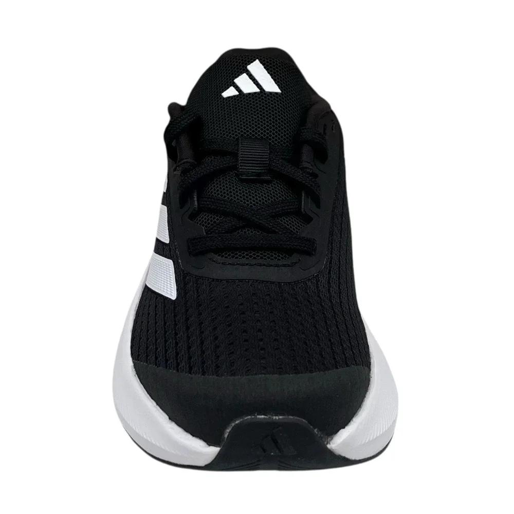 Adidas Duramo SL Little Boys Girls Running Shoes Size 10.5 Black White Sneakers